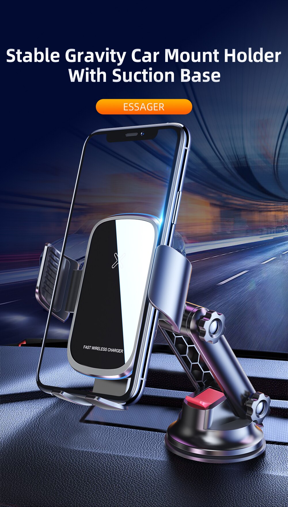 Essager 15W Qi Car Wireless Charge