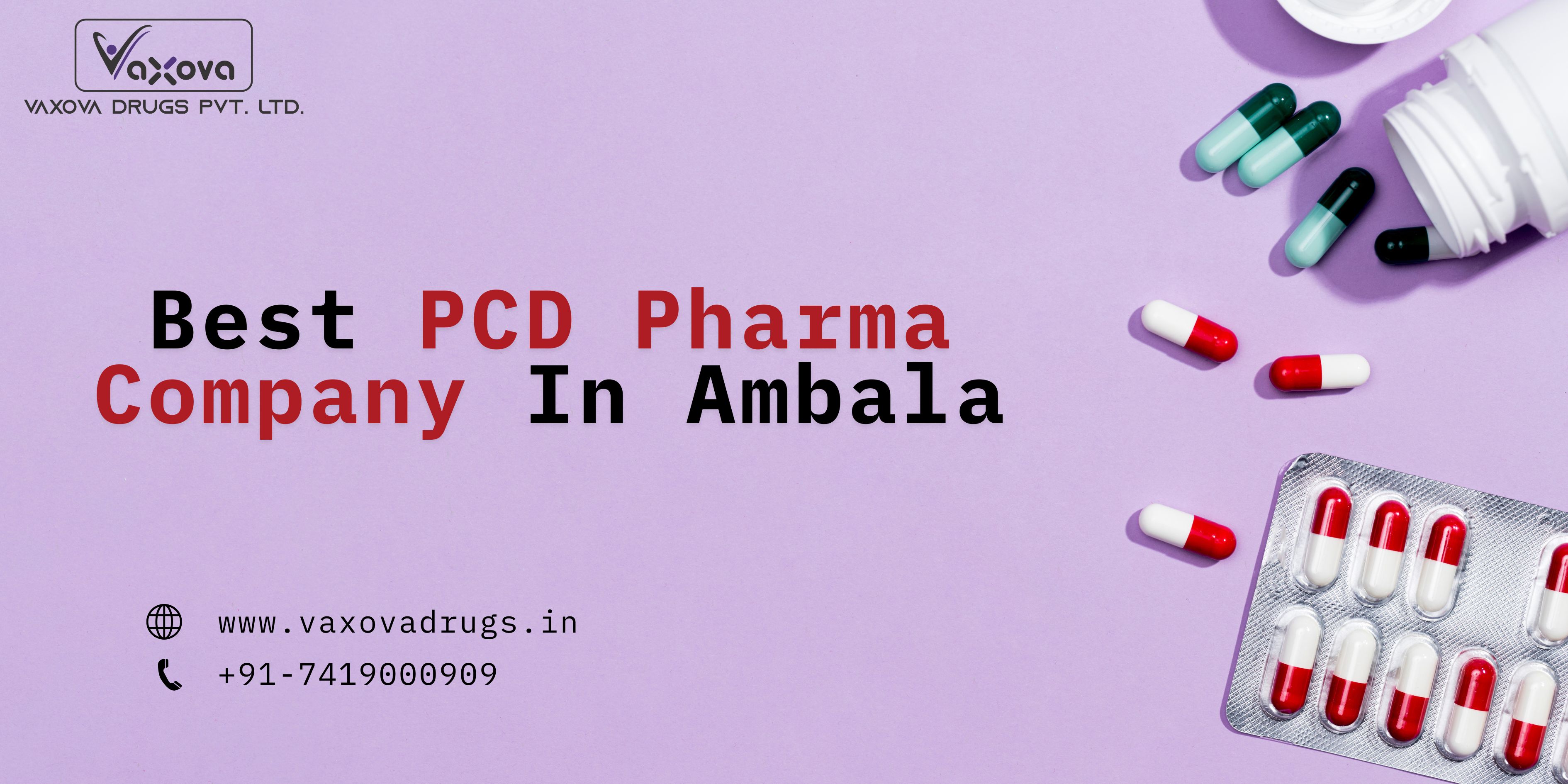 Best PCD Pharma Franchise Company in Ambala – Vaxova Drugs