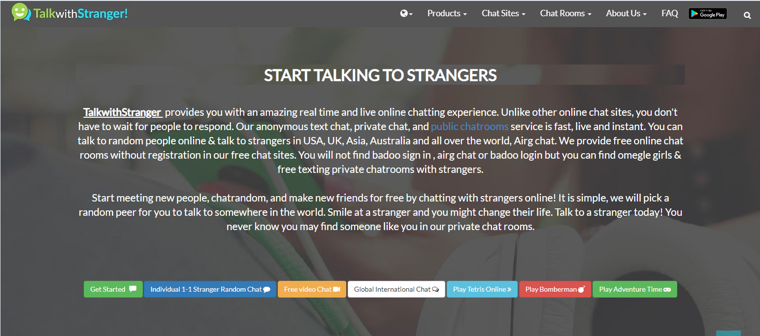 Talk to Strangers TWS Random Chat