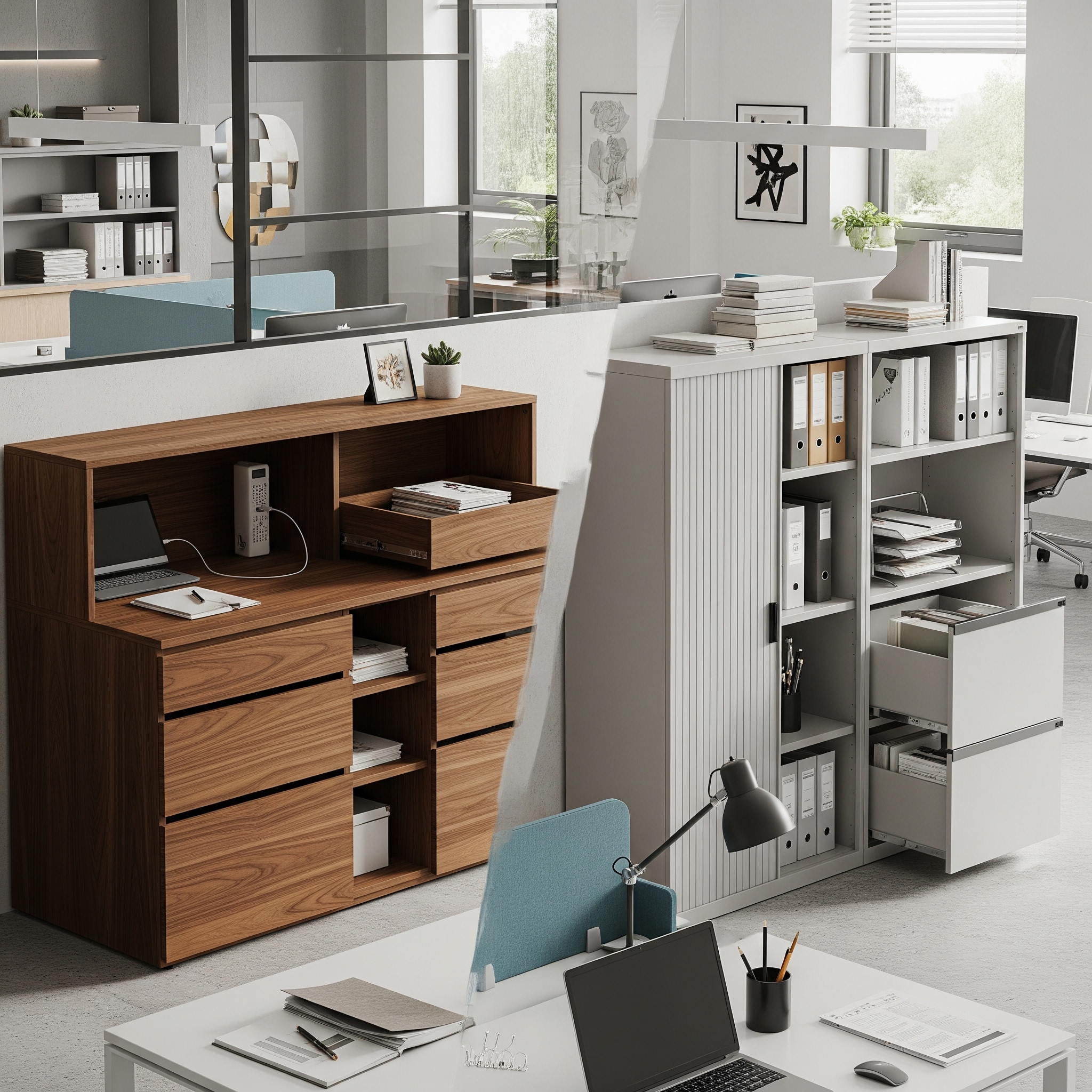 Custom vs. Ready-Made Office Storage Cabinets: A 2025 Buyer’s Guide