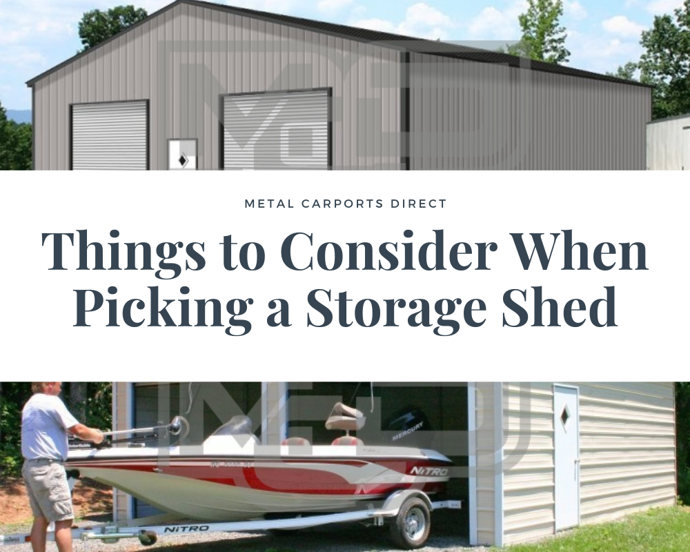 Things to Consider When Picking a Storage Shed