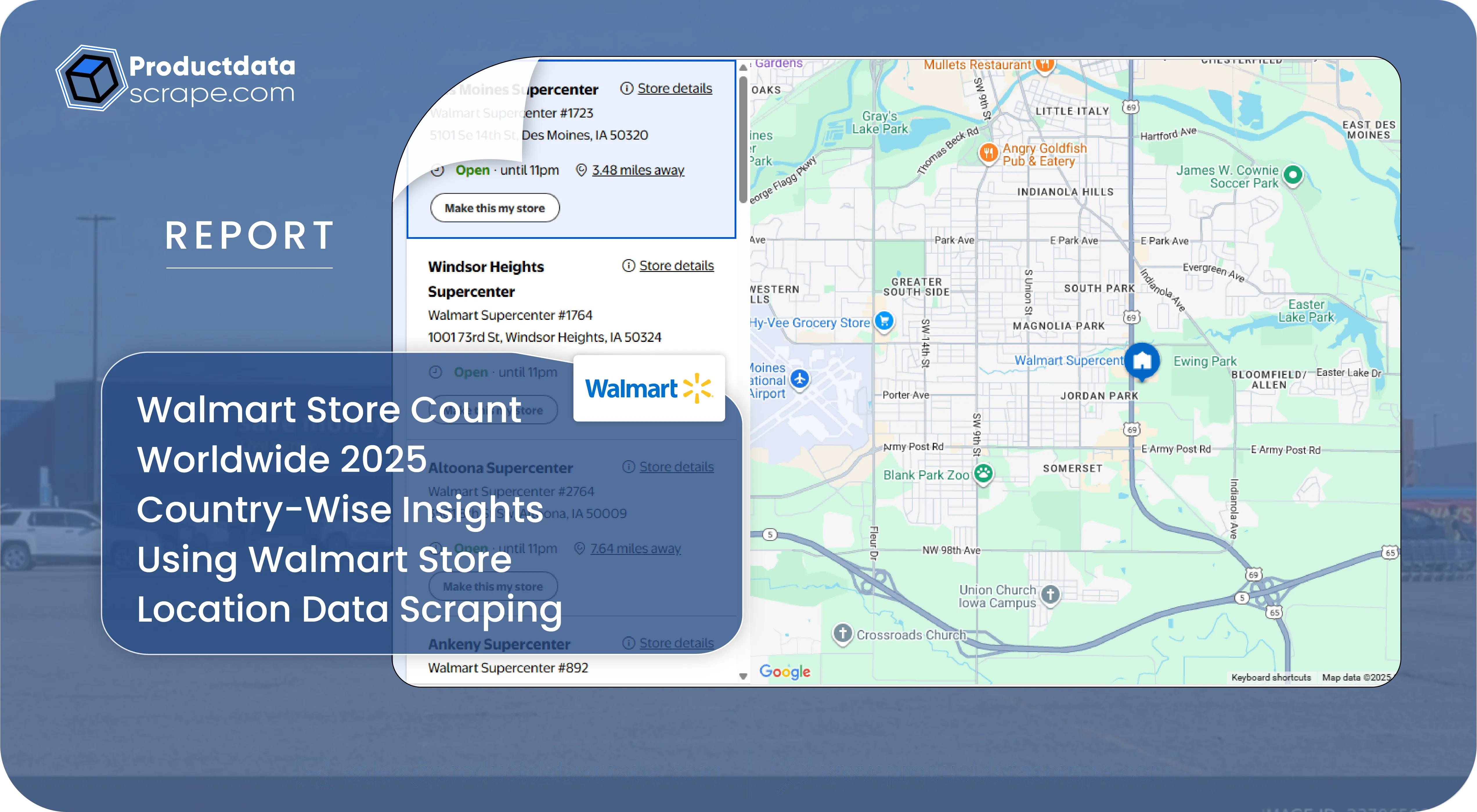 Walmart Store Location Data Scraping – 2025