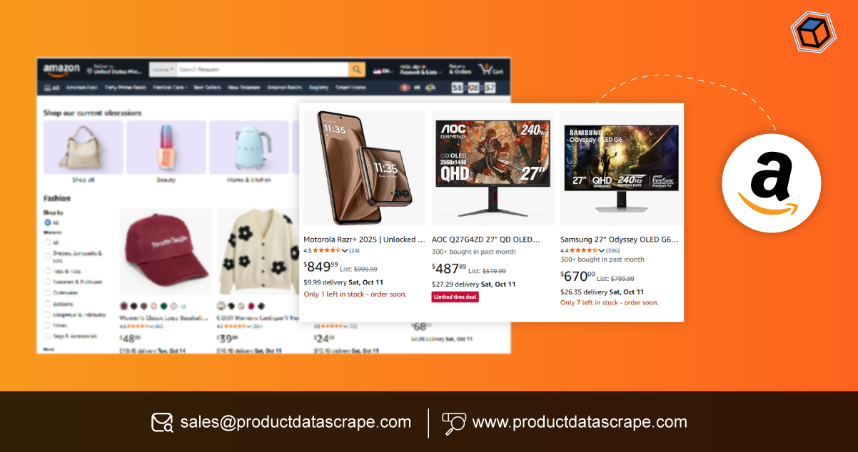 Scraping Amazon Stock & Assortment Data - Category Insights
