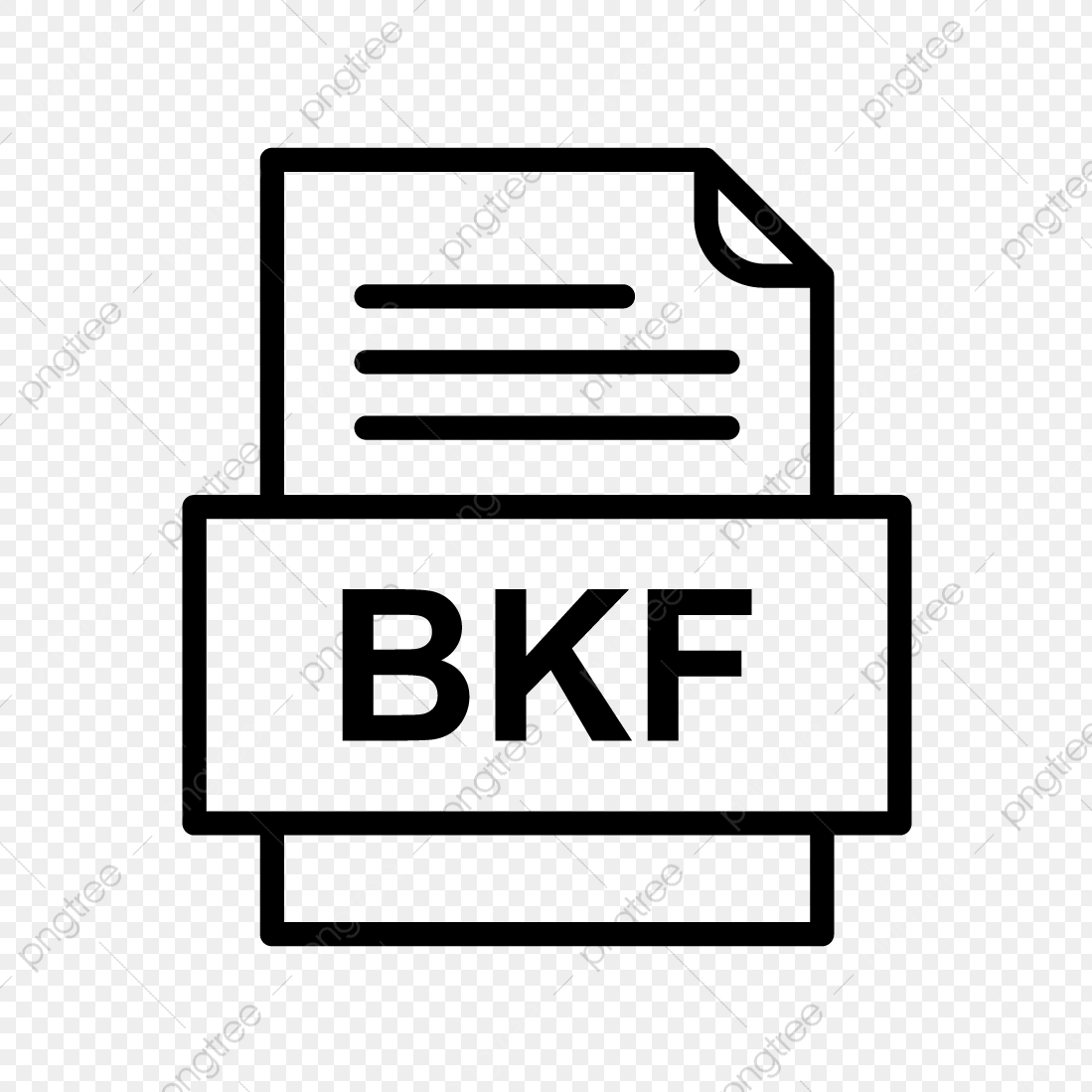 Recover BKF data