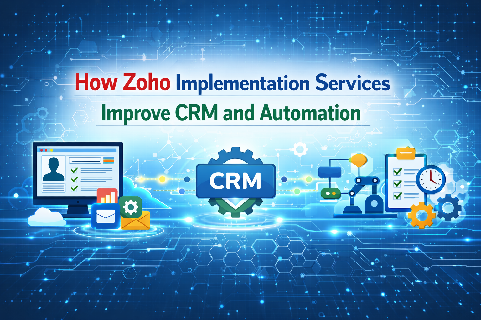 How Zoho Implementation Services Improve CRM and Automation