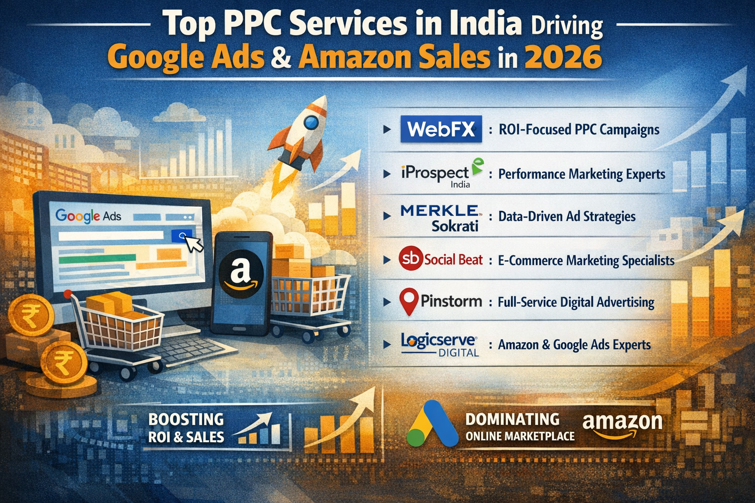 Top PPC Services in India Driving Google Ads & Amazon Sales in 2026