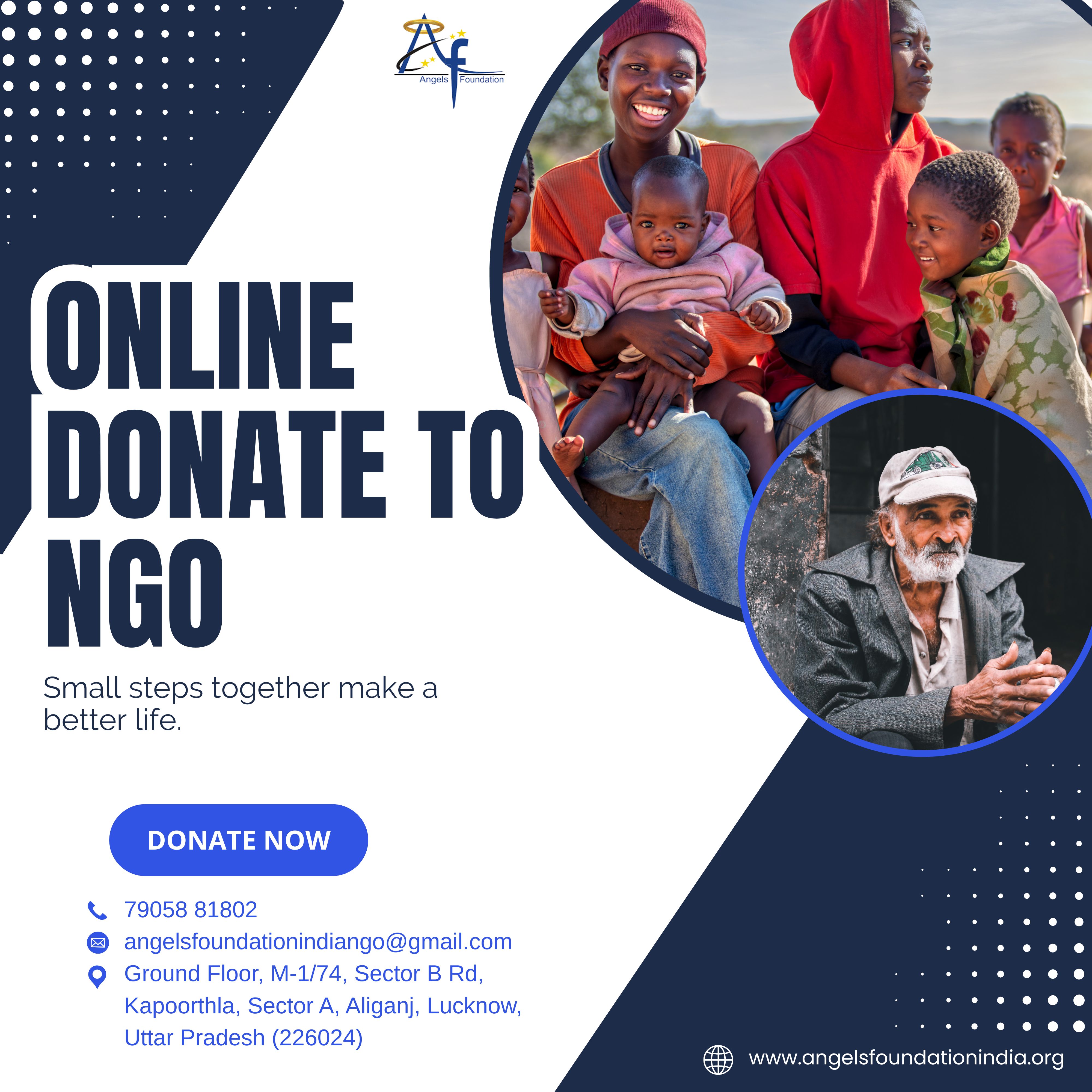 Support Change: Online Donate to NGO, Be the Difference