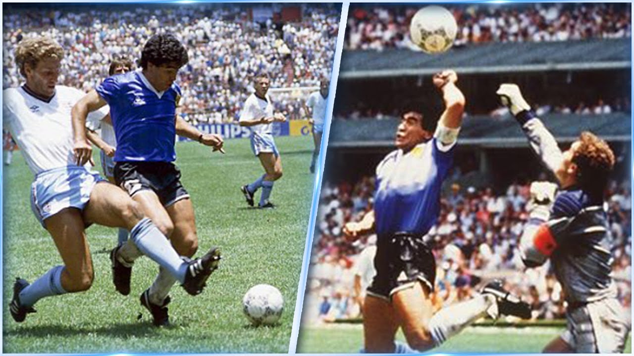 Maradona:  "Bàn tay của chúa" 