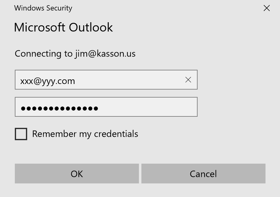 Outlook keeps asking for password even after you have successfully logged in?
