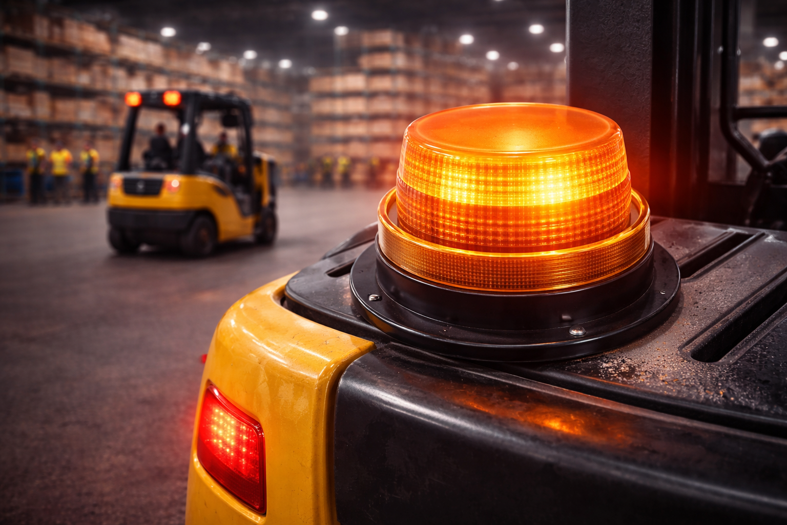 Forklift Warning Lights – Advanced LED Safety Warning Systems for Warehouse Protection