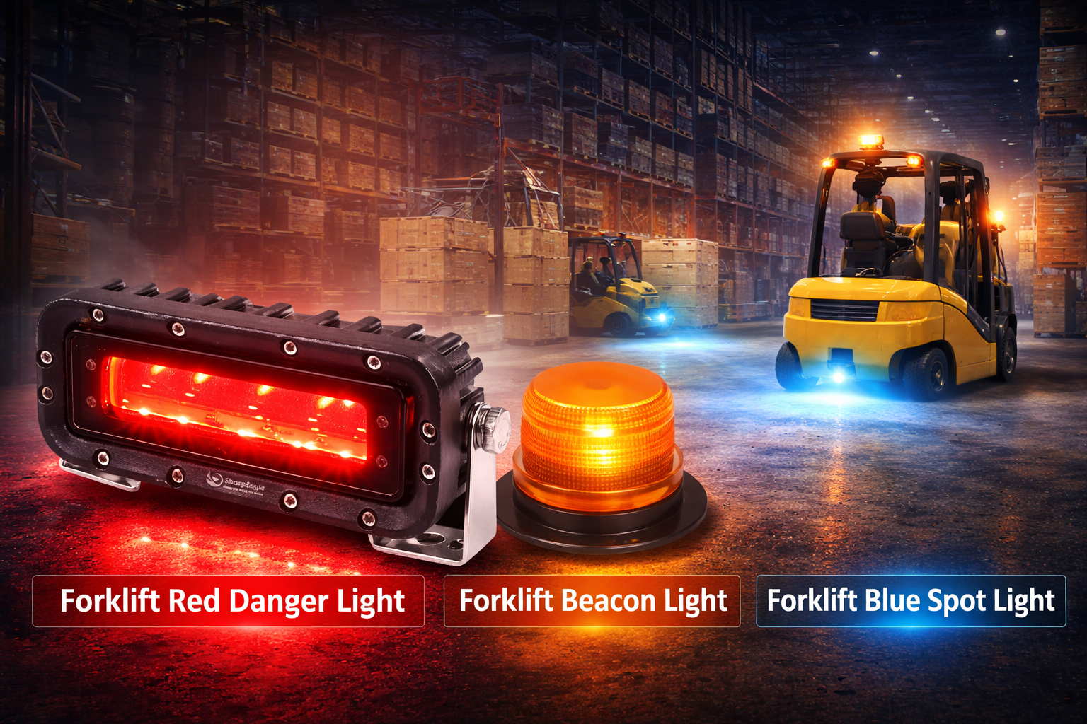 How Smart Lighting Technology Improves Forklift Safety in Warehouses