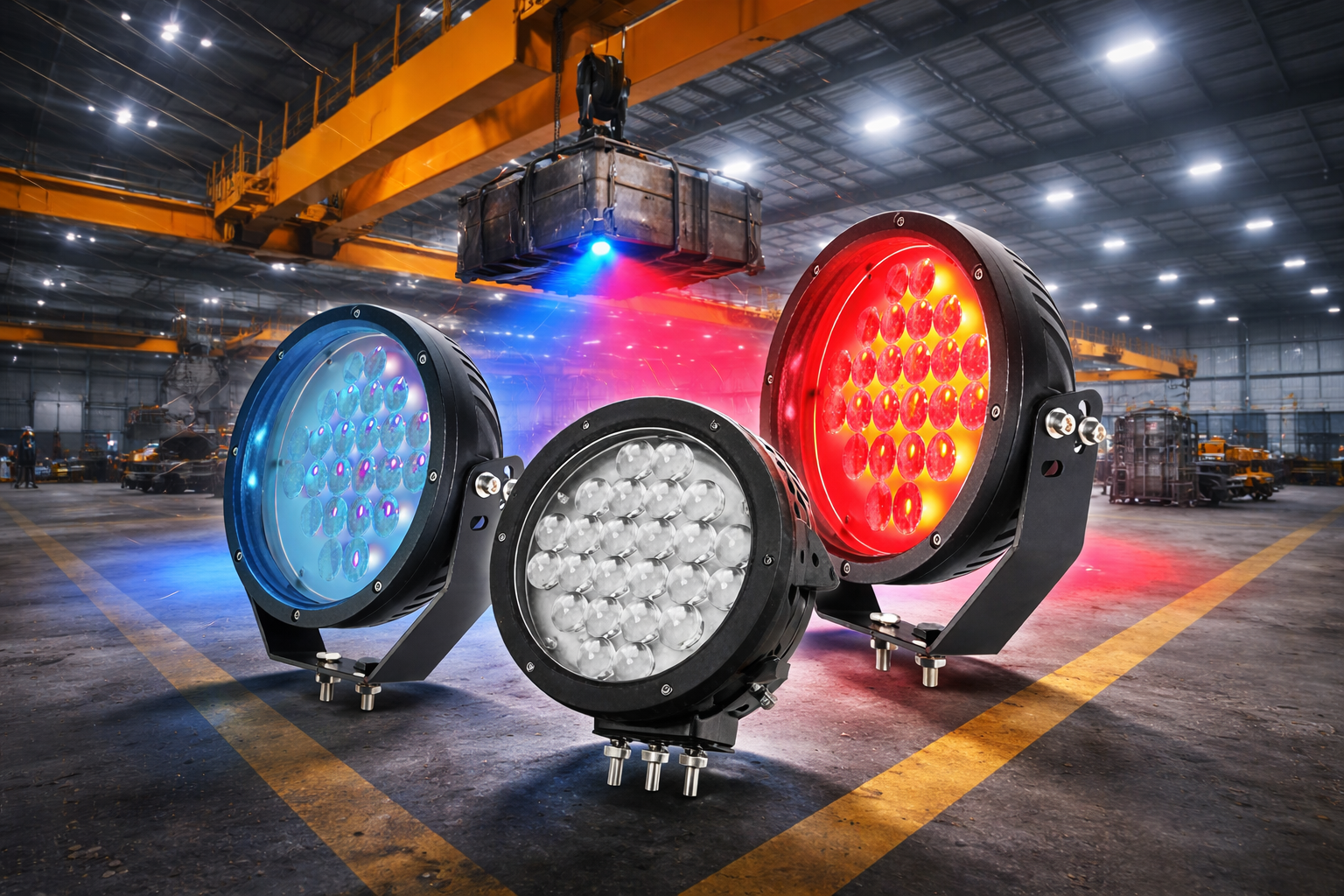 Making Crane Operations Safer with High-Visibility Projection Lighting in the UK