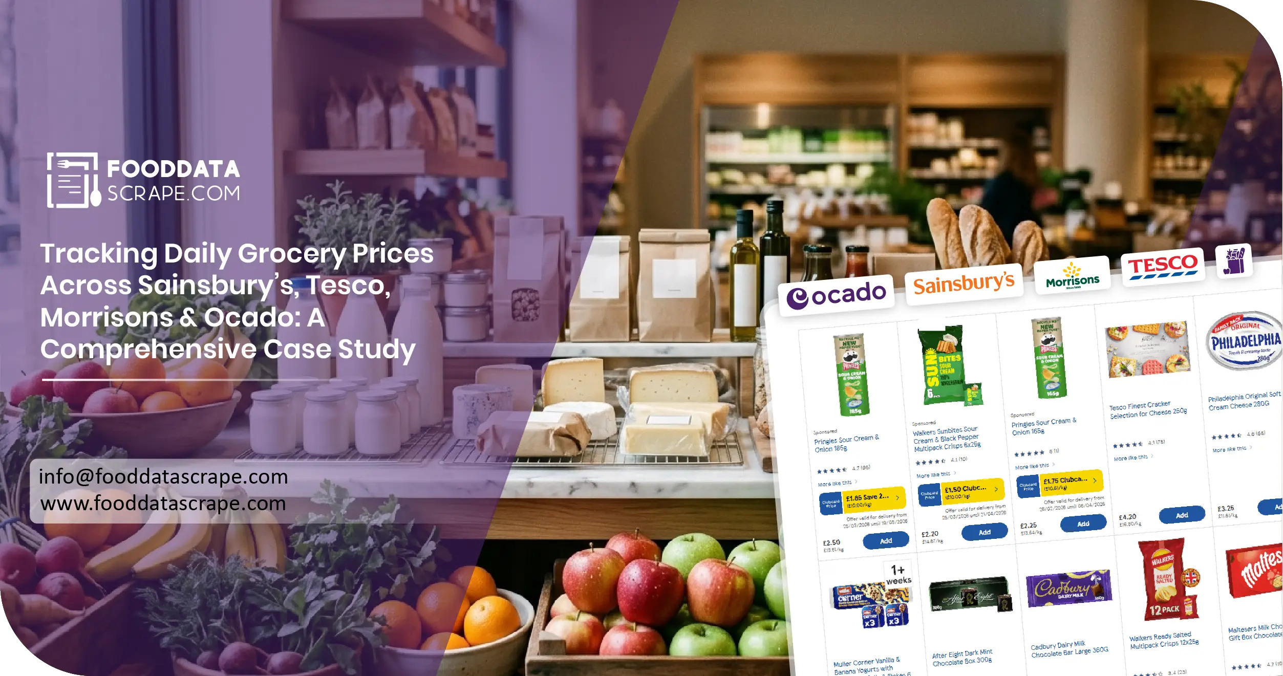 Tracking Daily Grocery Prices Across Sainsbury's, Tesco, Morrisons & Ocado: A Comprehensive Case Study