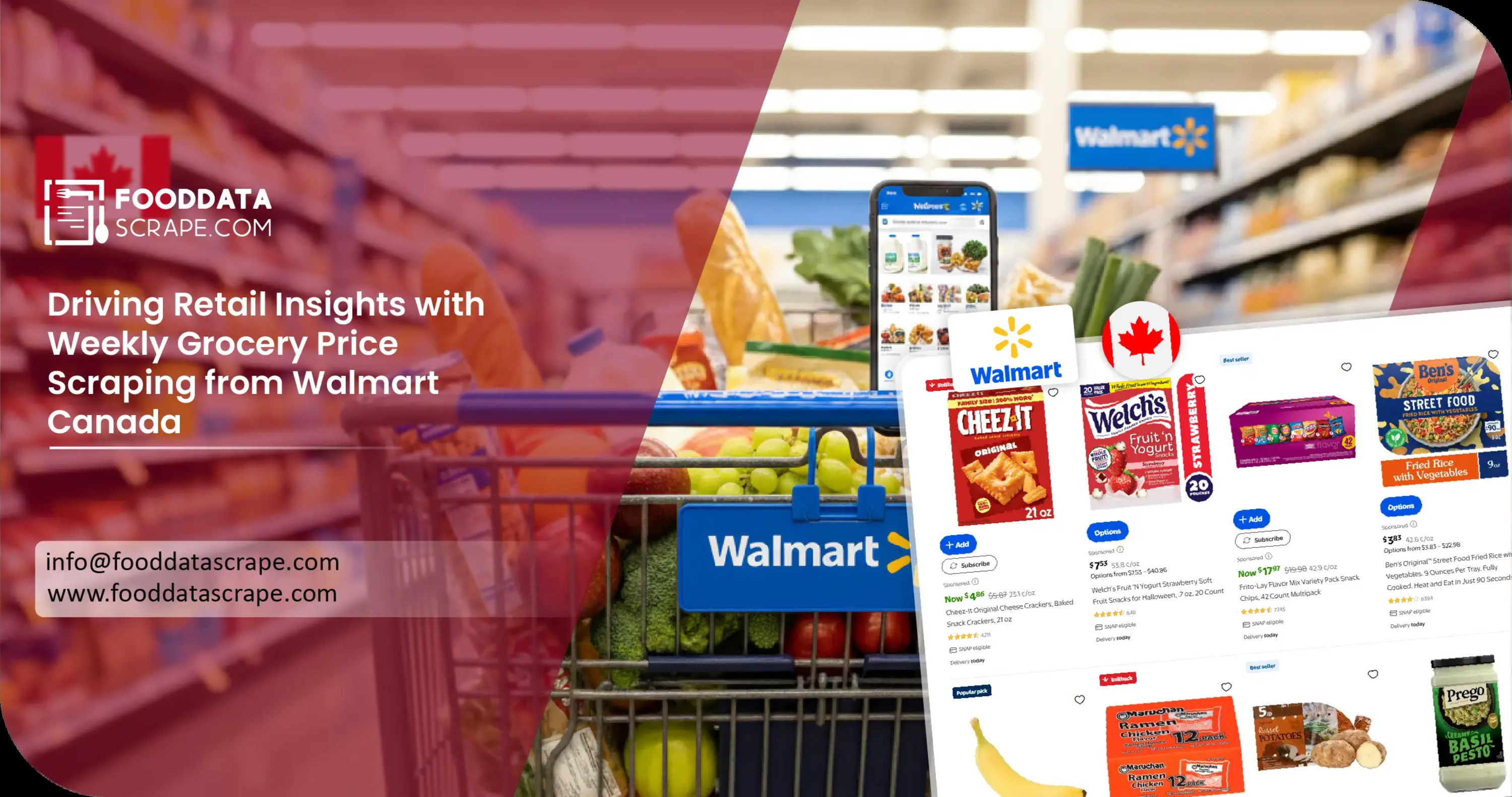 Weekly Grocery Price Scraping from Walmart Canada