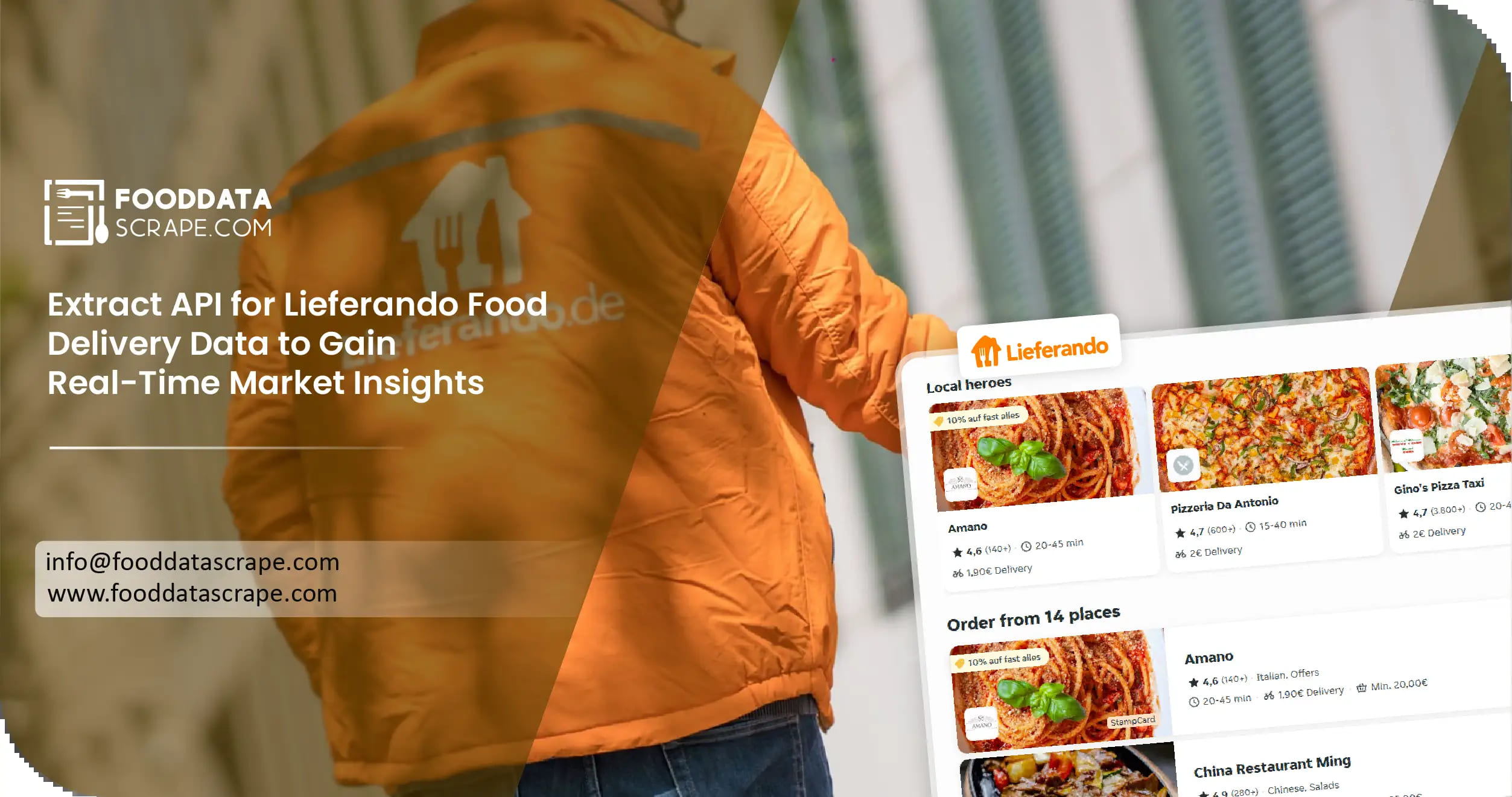 Extract API for Lieferando Food Delivery Data for Market Insights