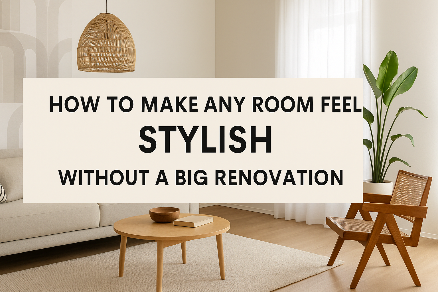 How to Make Any Room Feel Stylish Without a Big Renovation