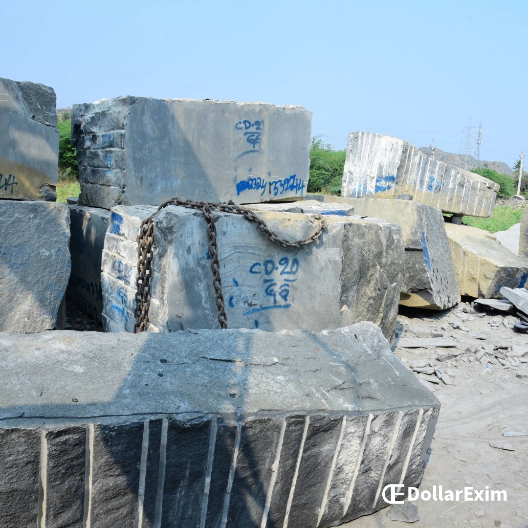 Black Galaxy Raw Granite Blocks for Global Export – Dollar Exim
