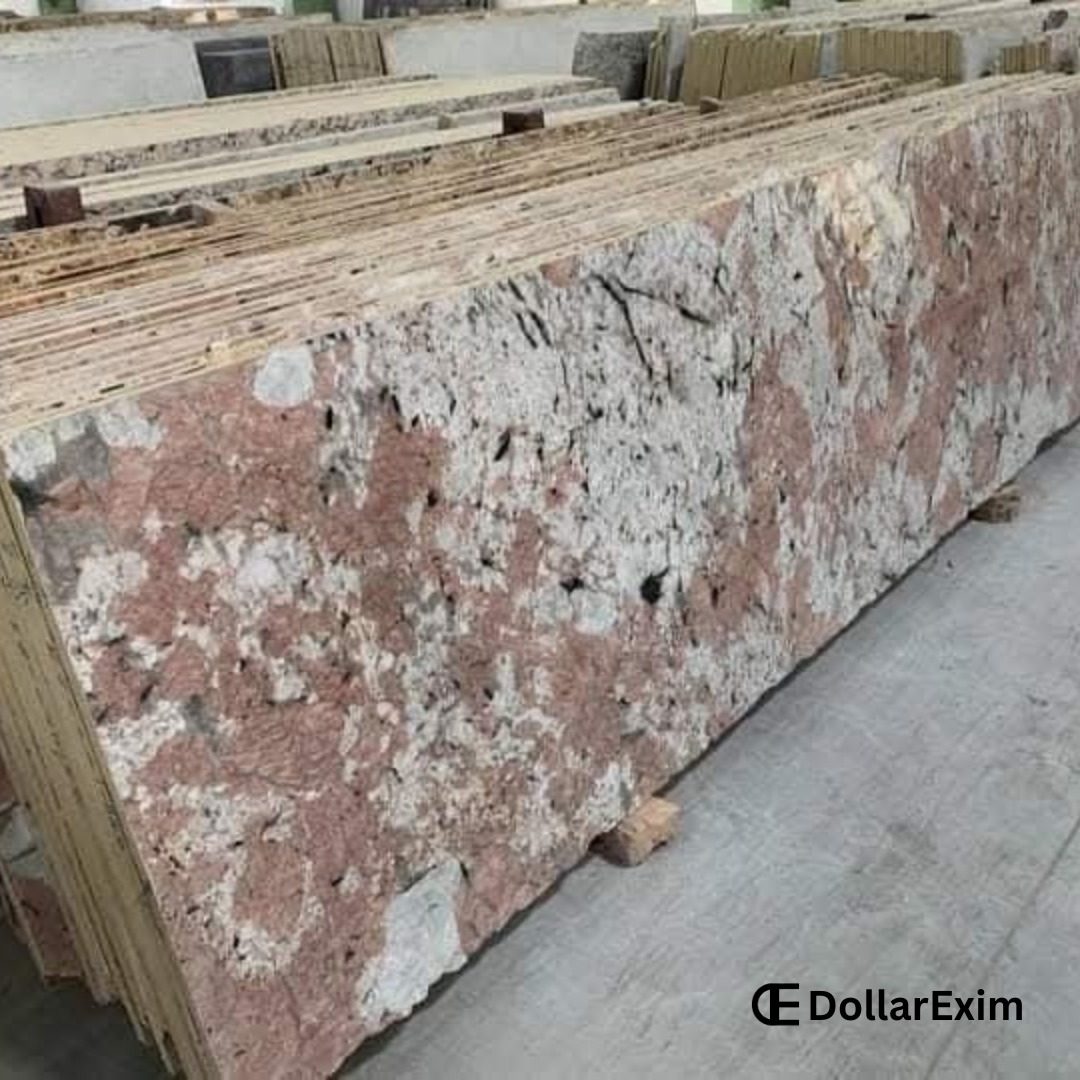 Rose Granite Slab – Durable & Elegant Natural Stone-DollarExim.co