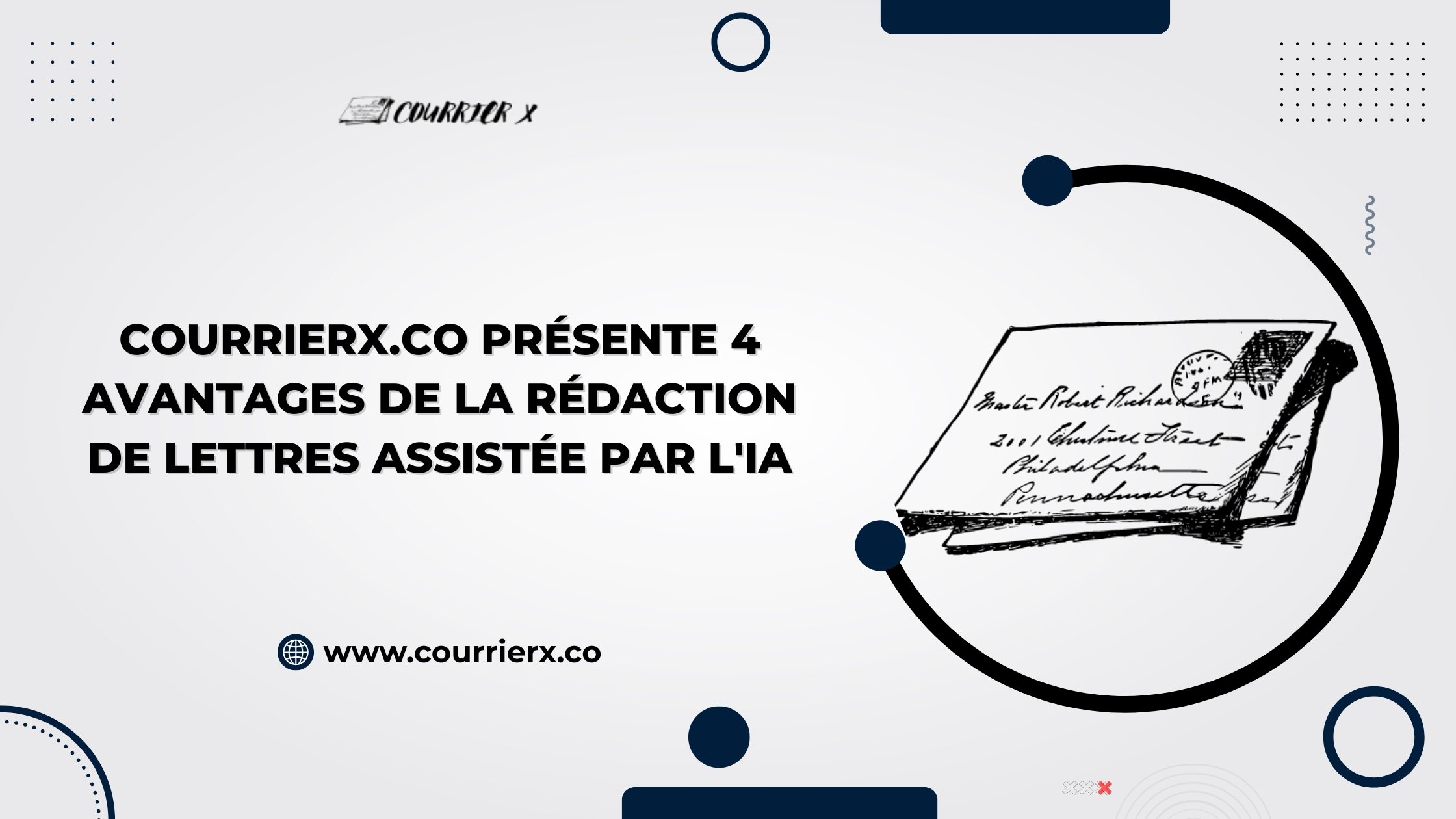 Courrierx.co Présente 4 Avantages De La Rédaction De Lettres Assistée Par L'ia