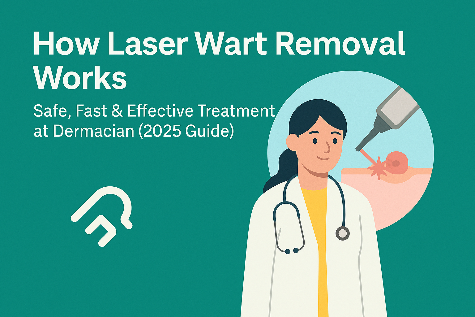 How Laser Wart Removal Works – Safe, Fast & Effective Treatment at Dermacian (2025 Guide)