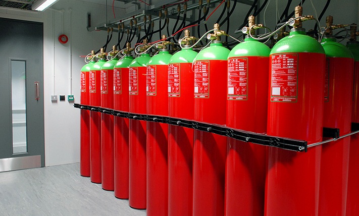 How fast does a data center fire fighting system need to work?