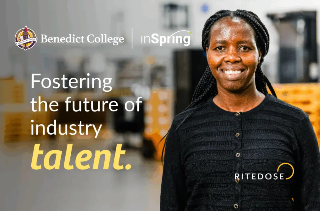 Ritedose Meets Workforce Demand with RISE Program Partnership with InSpring and Benedict College