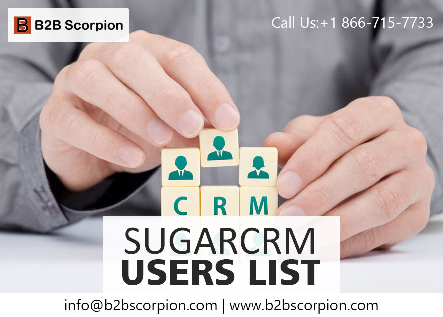 SugarCRM Users List | SugarCRM Users Mailing Data | B2B Scorpion