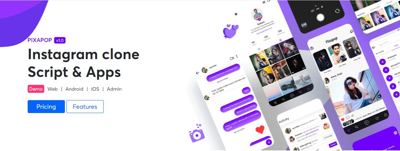 Instagram clone - Appkodes Pixapop 