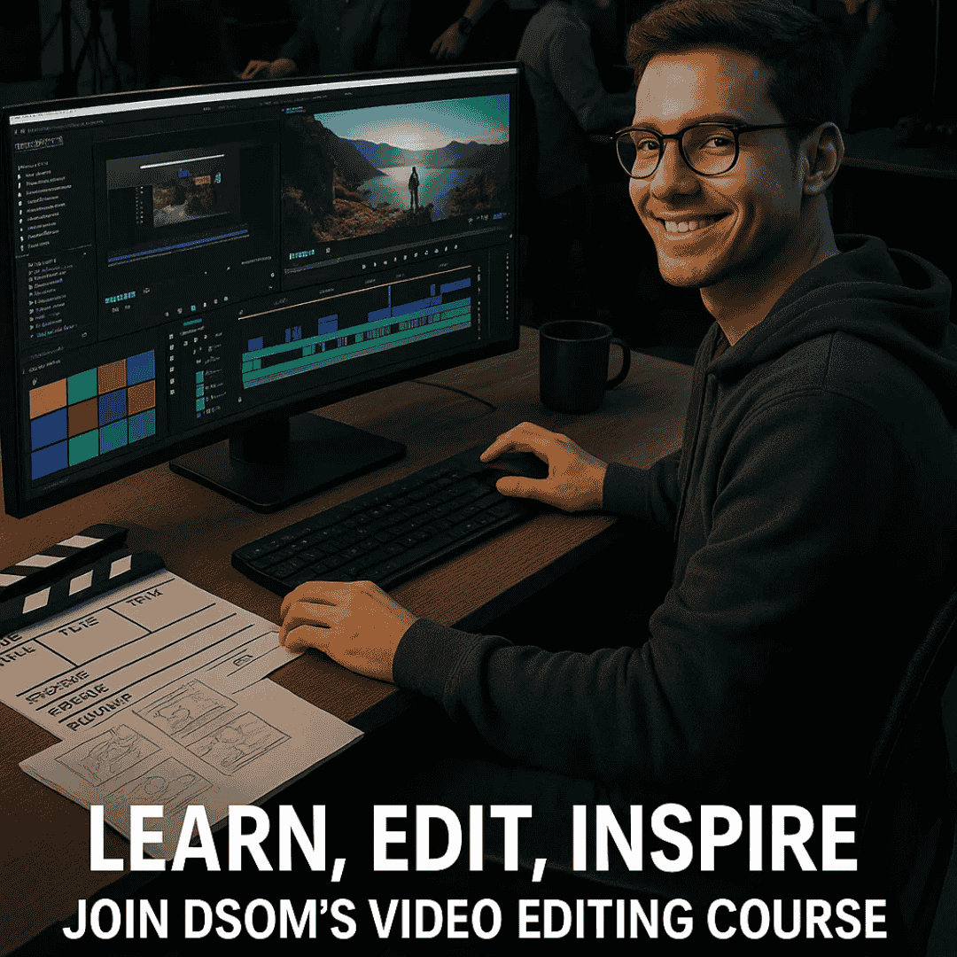 Master Video Editing Fast: Dehradun’s Top Course to Launch Your Creative Career at DSOM