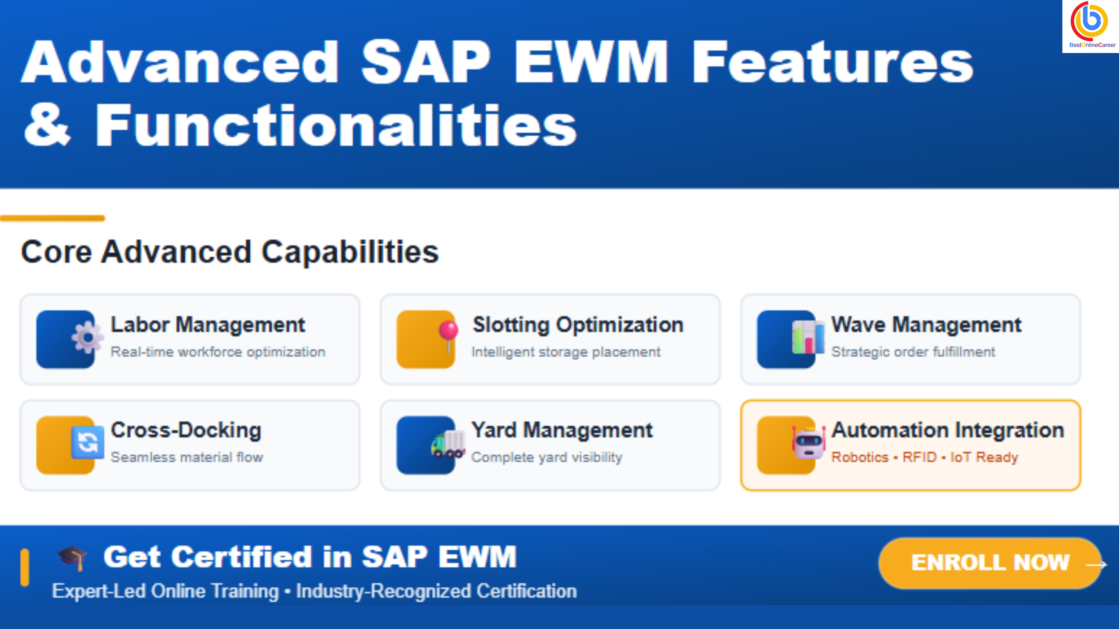 SAP EWM Course: Solving Modern Warehouse Challenges in the S/4HANA Era