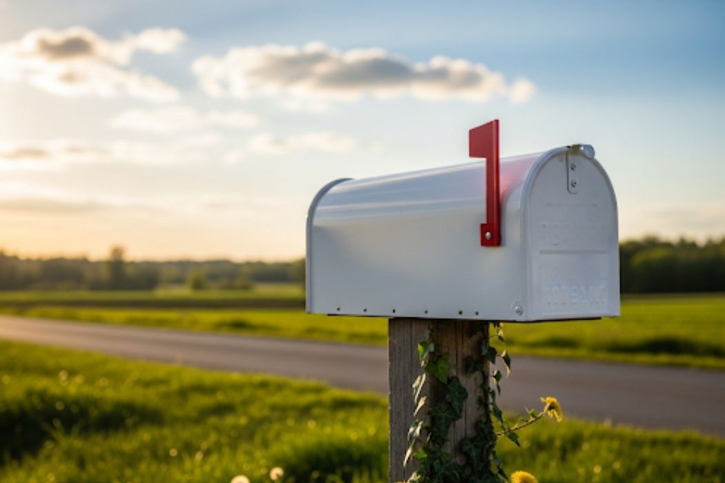 Transform Your Front Yard with a Stylish White Mailbox