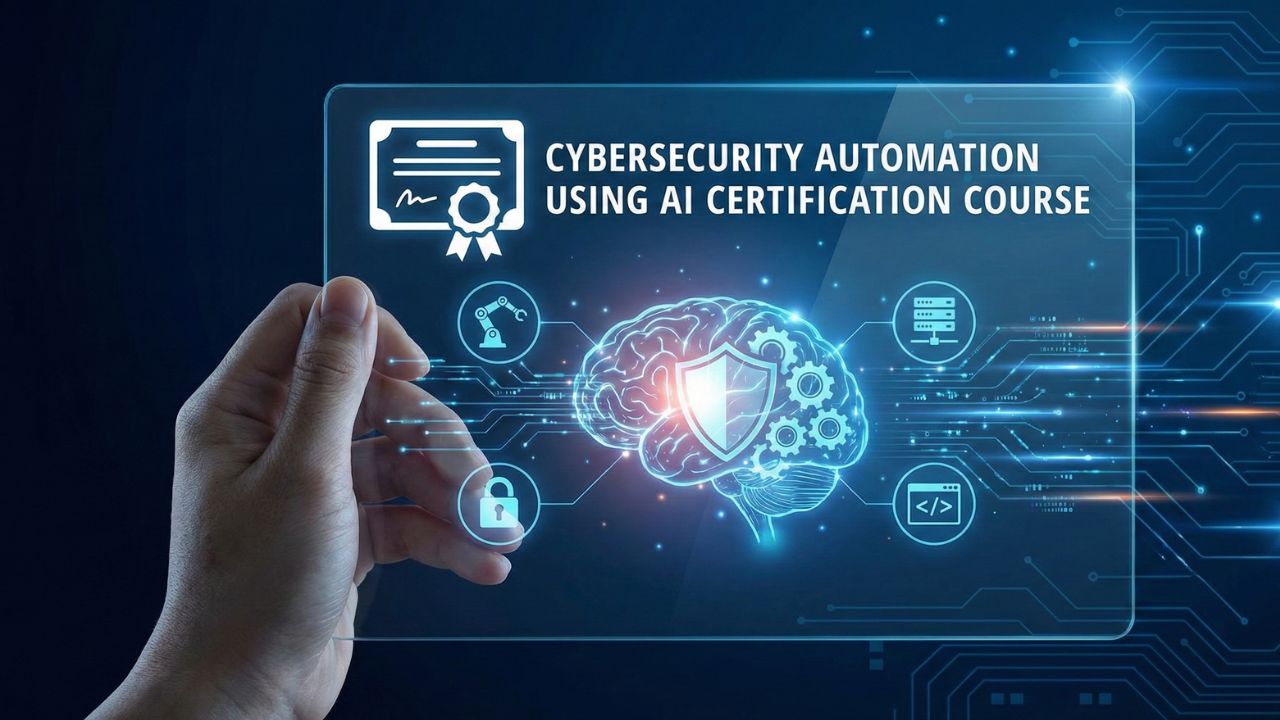 Cybersecurity Automation Using AI Certification Course
