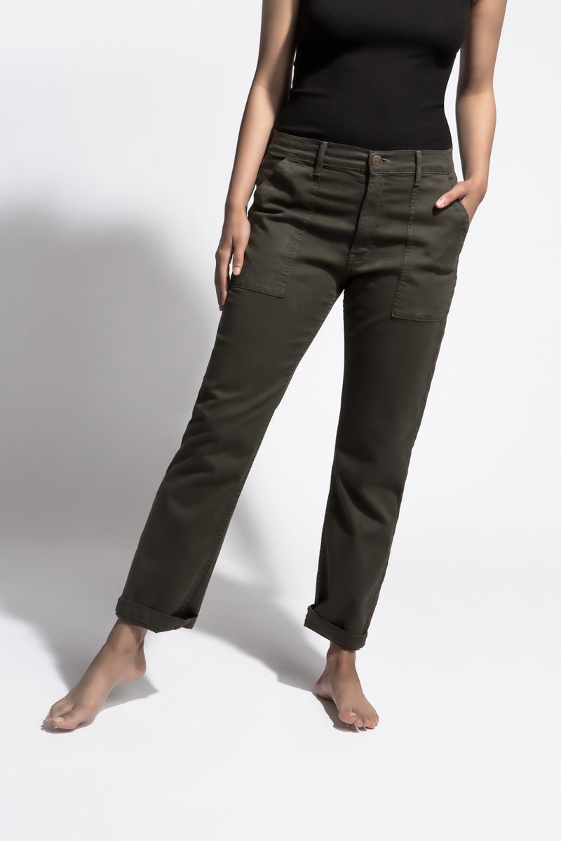 Revamp Your Wardrobe With Elegant Looking Olive Wide Leg Pants
