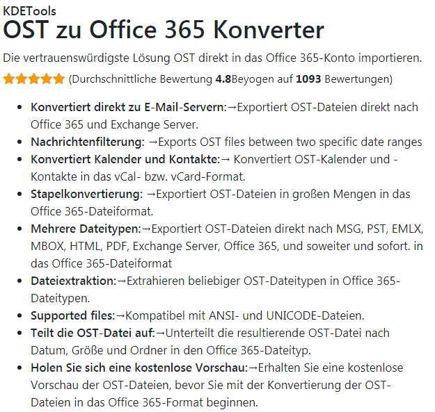 Export OST to Office 365