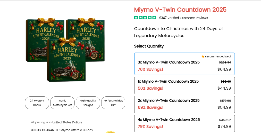 Miymo V-Twin Advent Countdown Reviews (Critical Customer Report Issued) Know The Facts Before Buy!