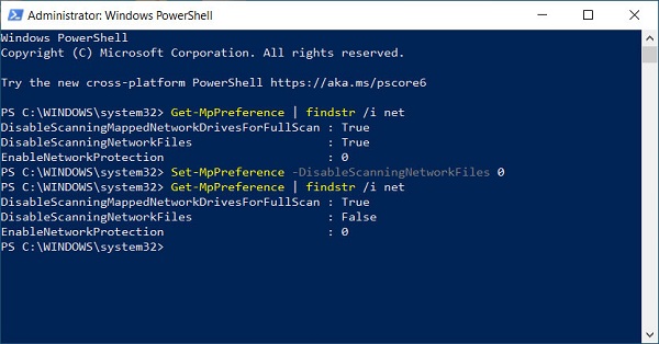 How to Enable Network Scanning in Windows Defender on Windows 10