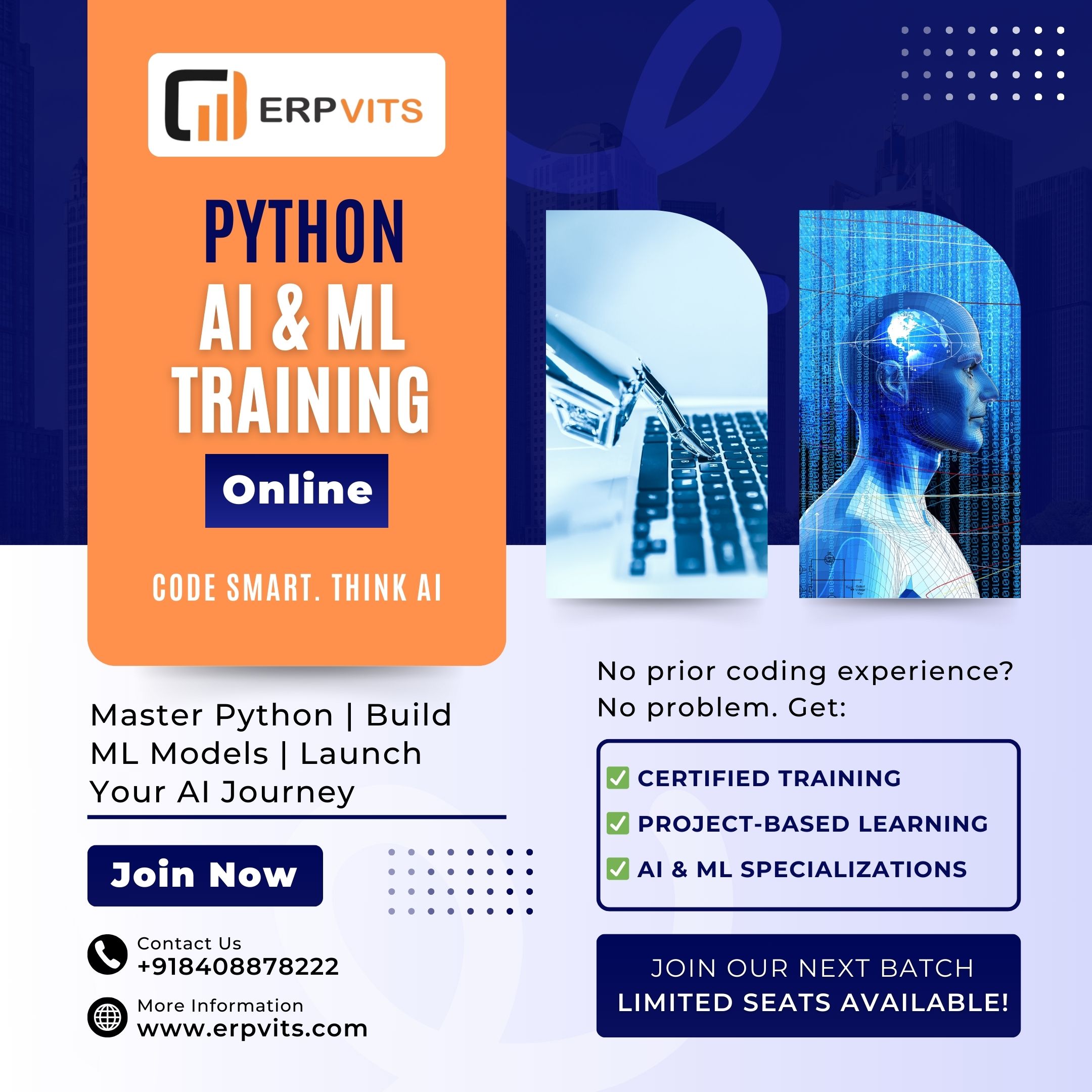 Unlock Your AI & Machine Learning Career with Python Training | ERPVITS