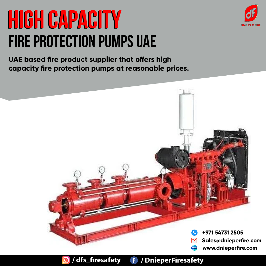 High Capacity Fire Protection Pumps UAE