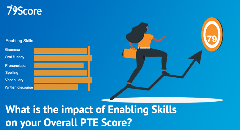 What is the impact of Enabling Skills on your Overall PTE Score?