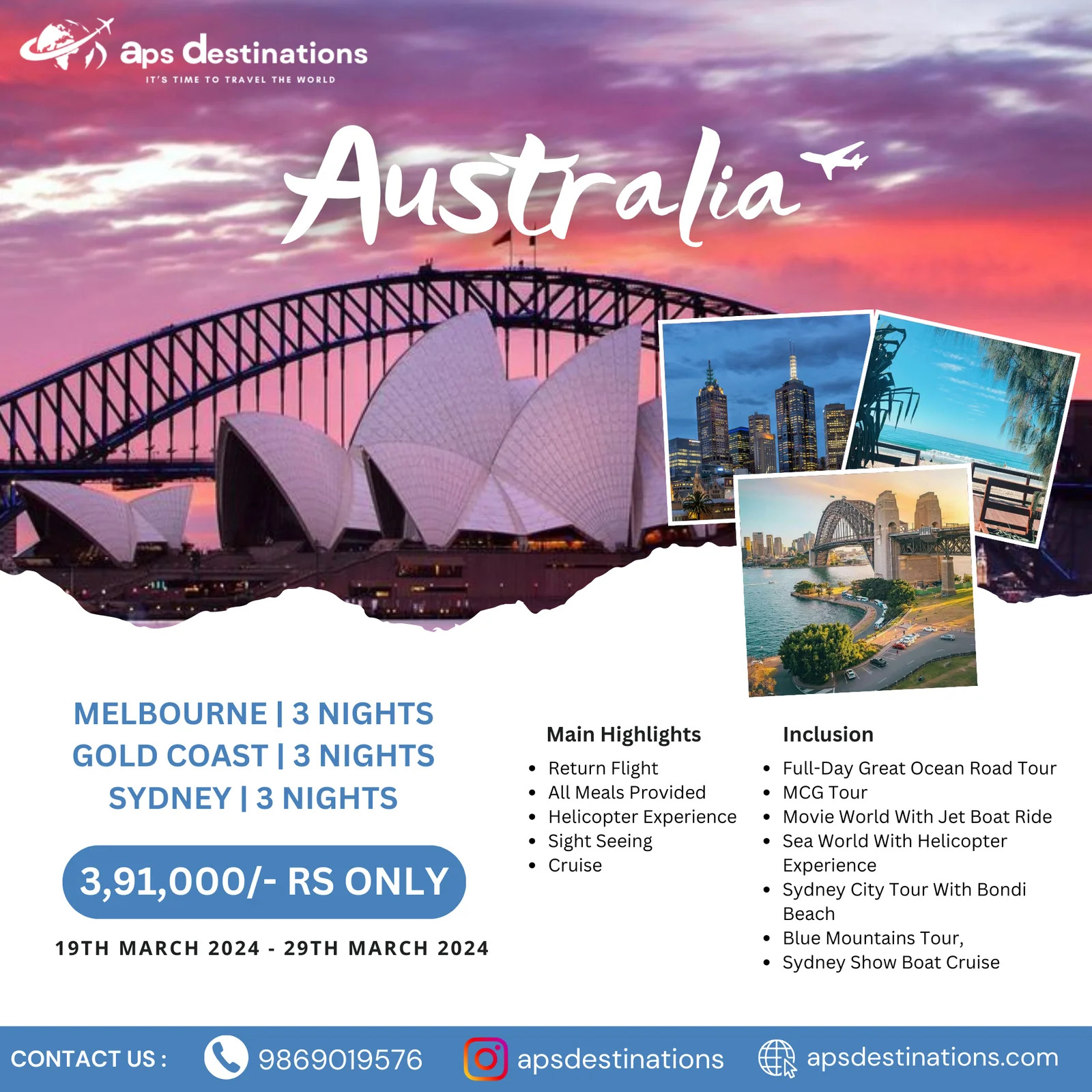 Top 10 Australia Tour Packages From Mumbai: Cost, Itinerary & Travel Guide