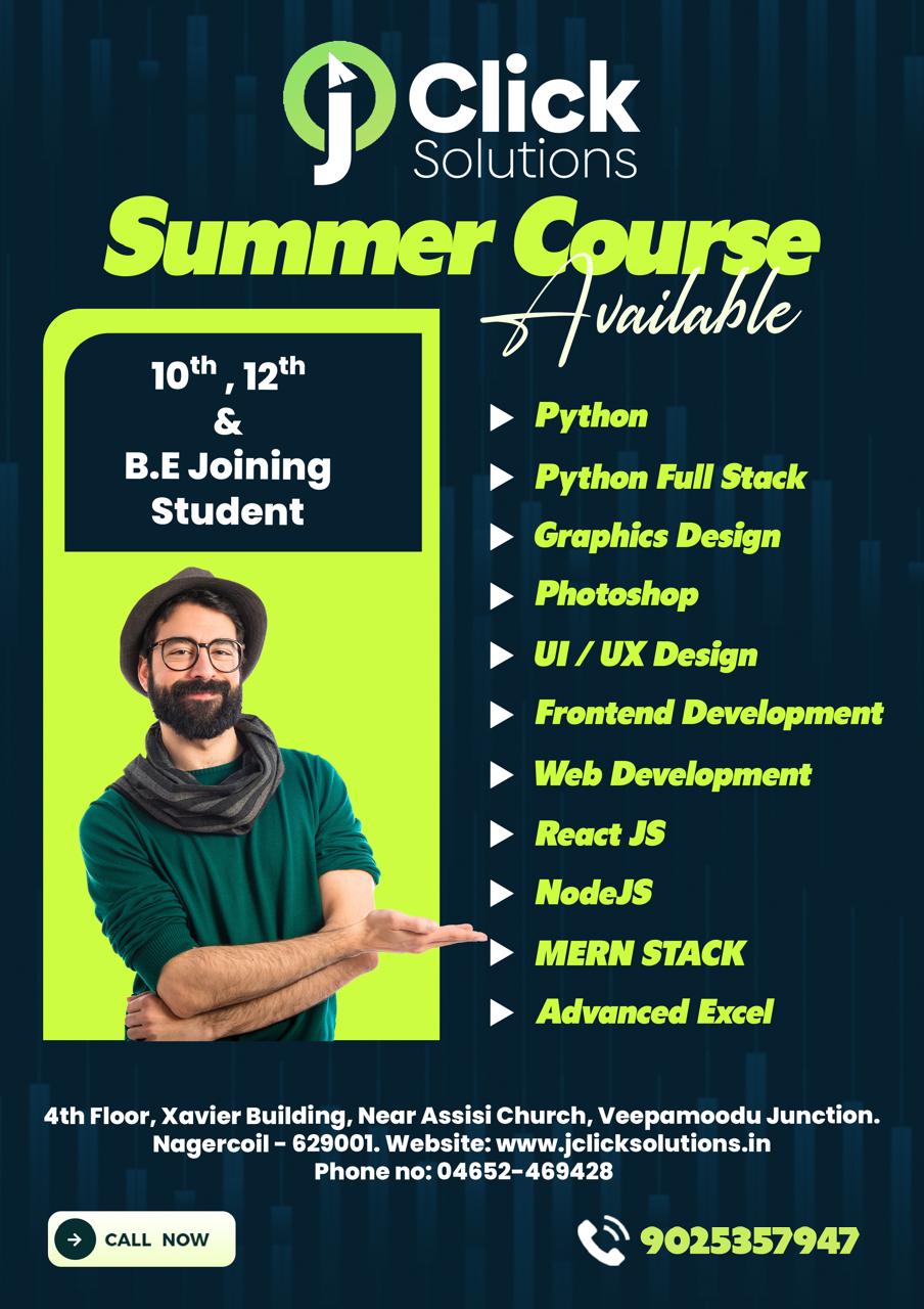 Fullstack Web Training in Nagercoil