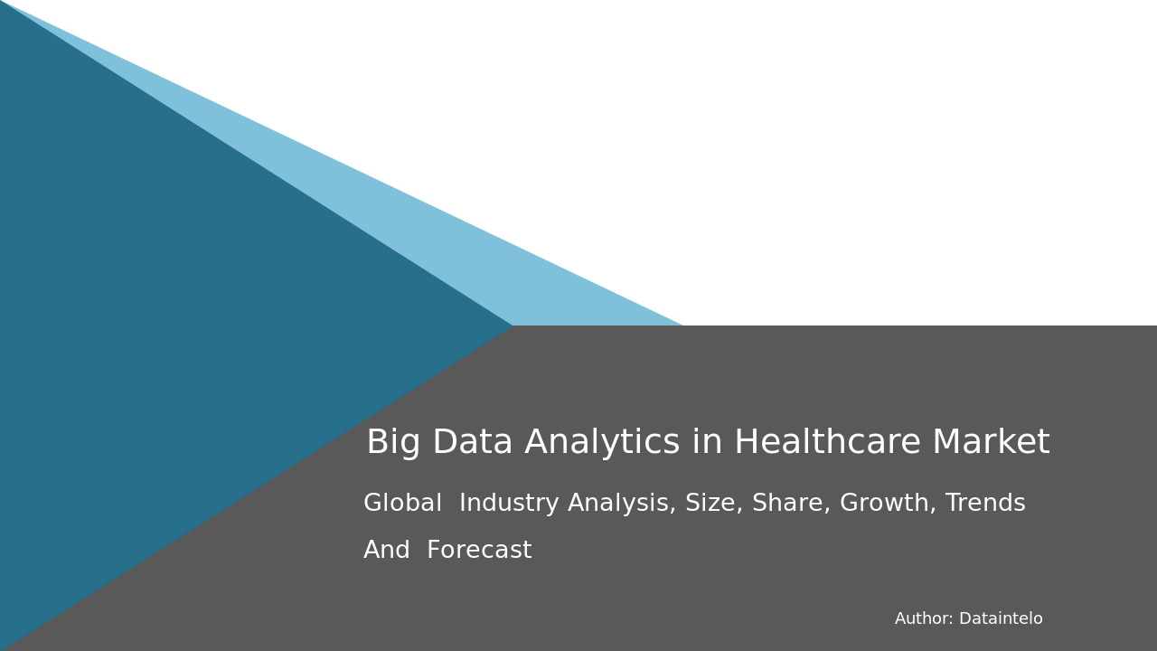 2032 Global Outlook for Big Data in Healthcare Analytics