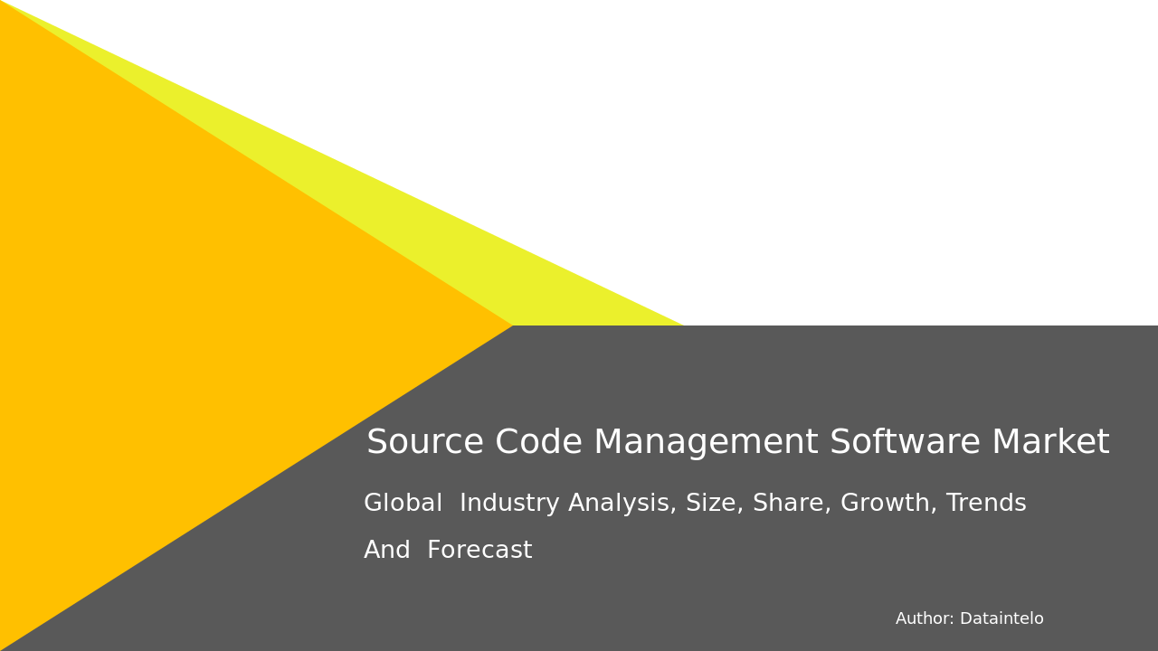 Source Code Management Software Market Scope, Size, and Forecast 2032