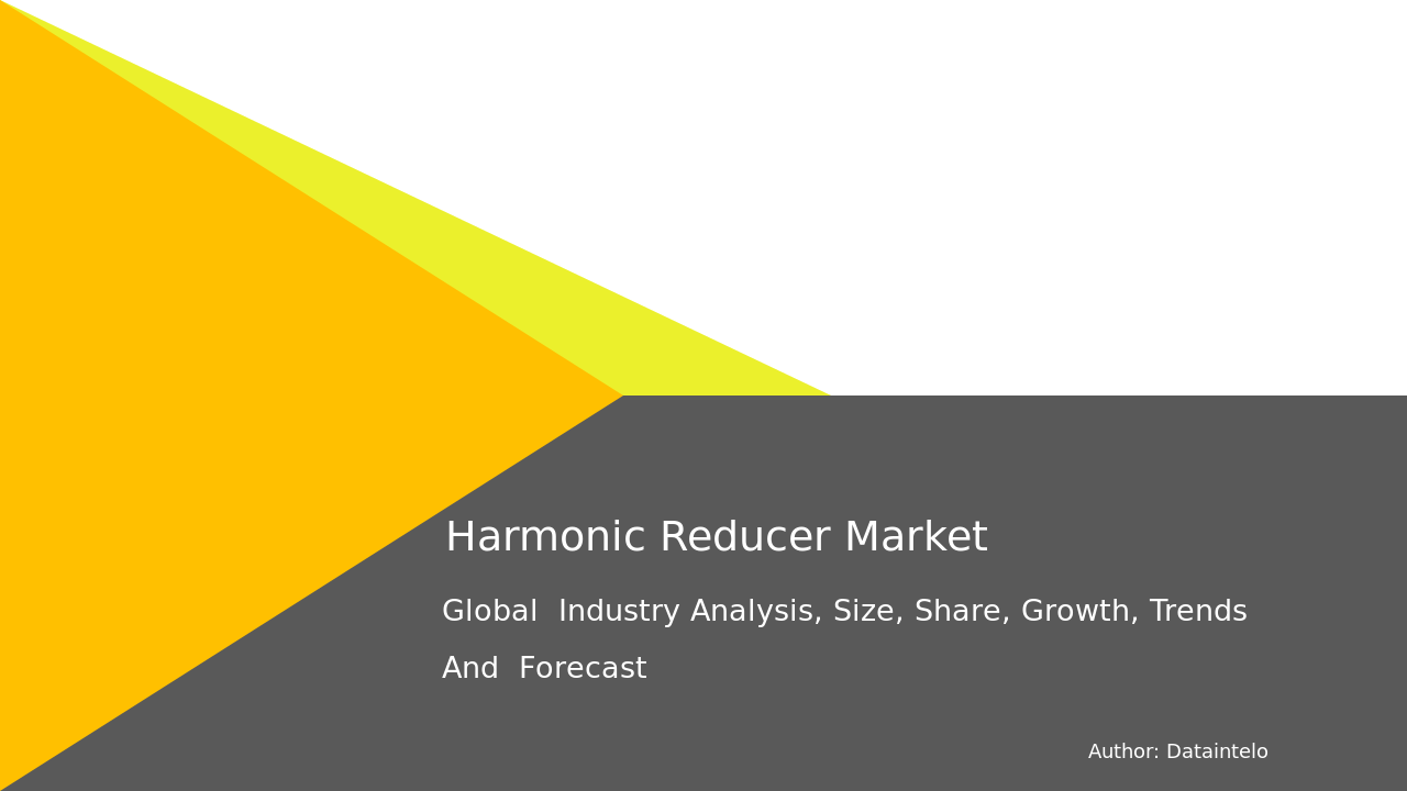 Harmonic Reducer Market Growth Potential & Insights 2032