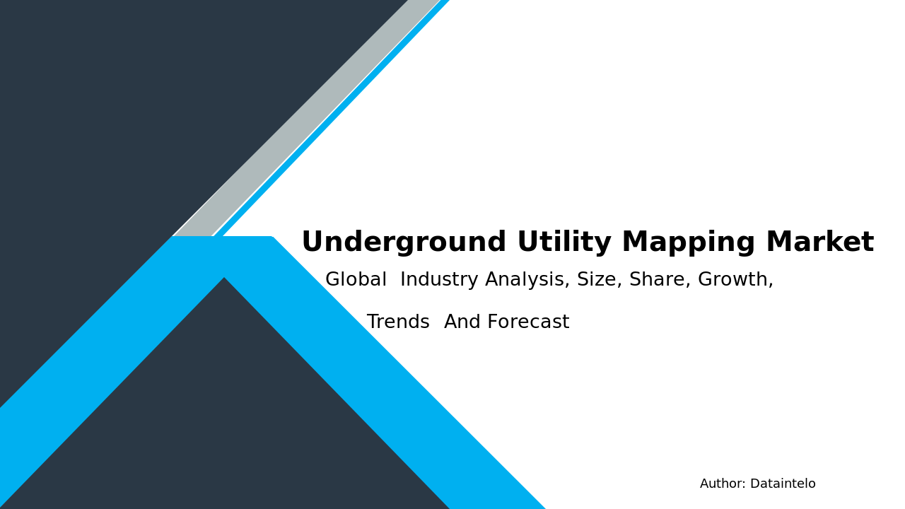 Utility Mapping Tech Market Trends and Forecast 2032