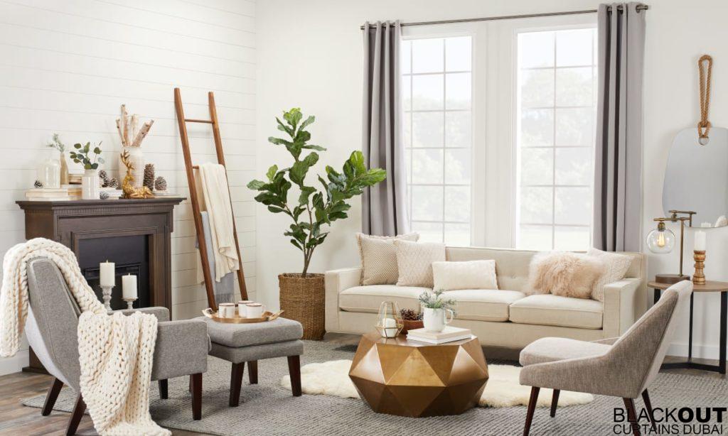 Living Room Curtains In Dubai