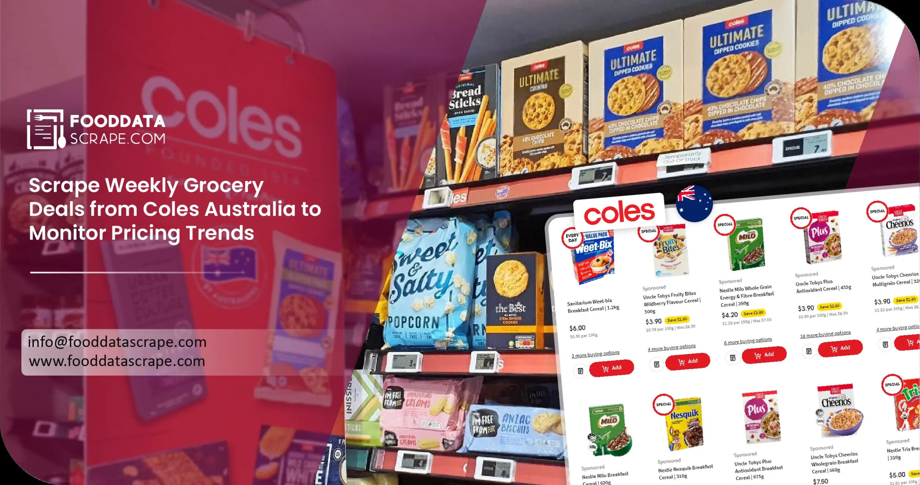 Scrape Weekly Grocery Deals from Coles Australia