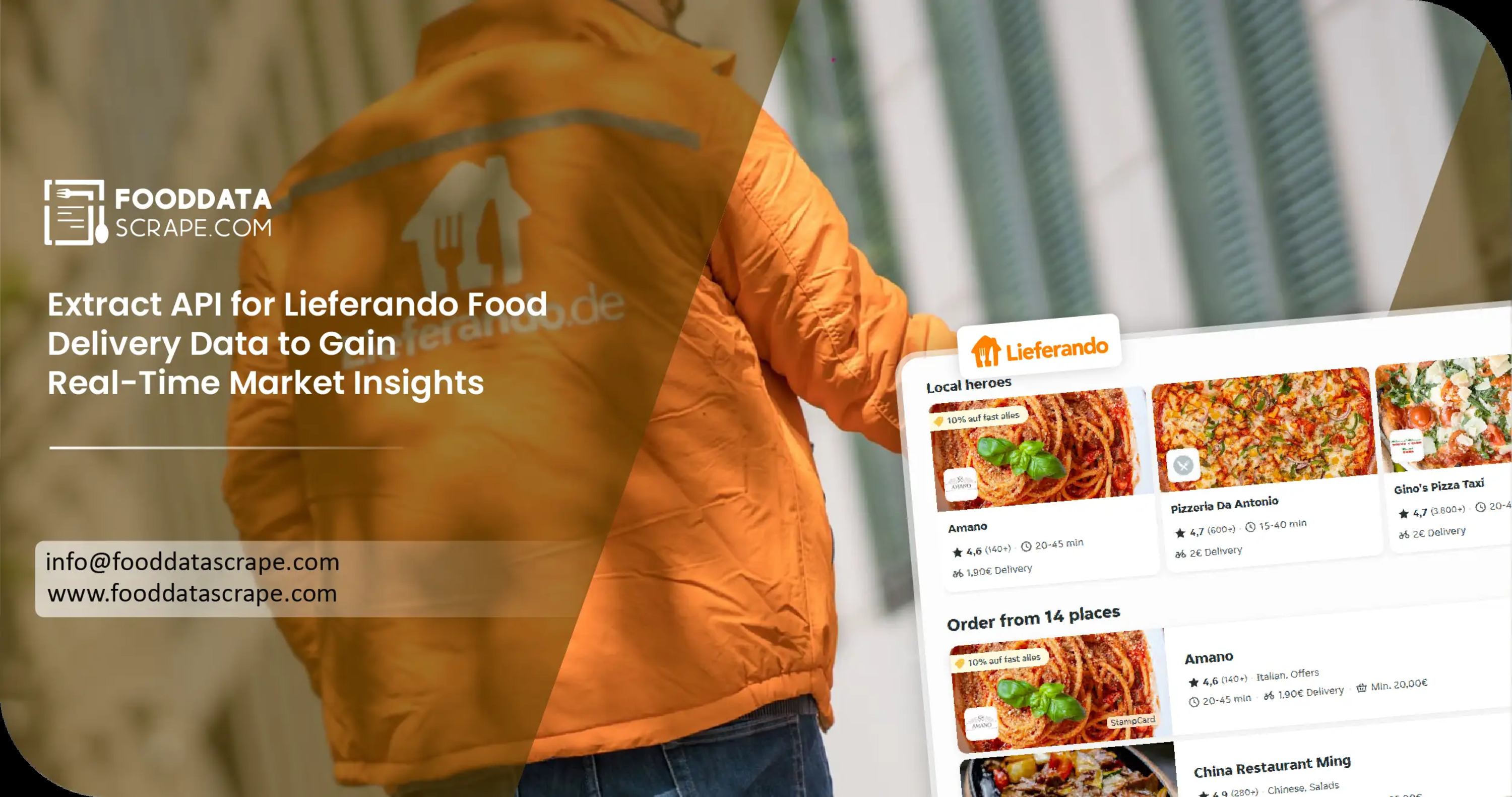 Extract API for Lieferando Food Delivery Data for Market Insights