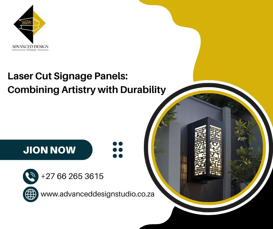 Laser Cut Signage Panels: Combining Artistry with Durability