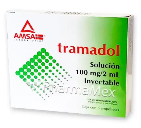 Tramadol Generic 100 Mg / 2 Ml 5 Ampoules